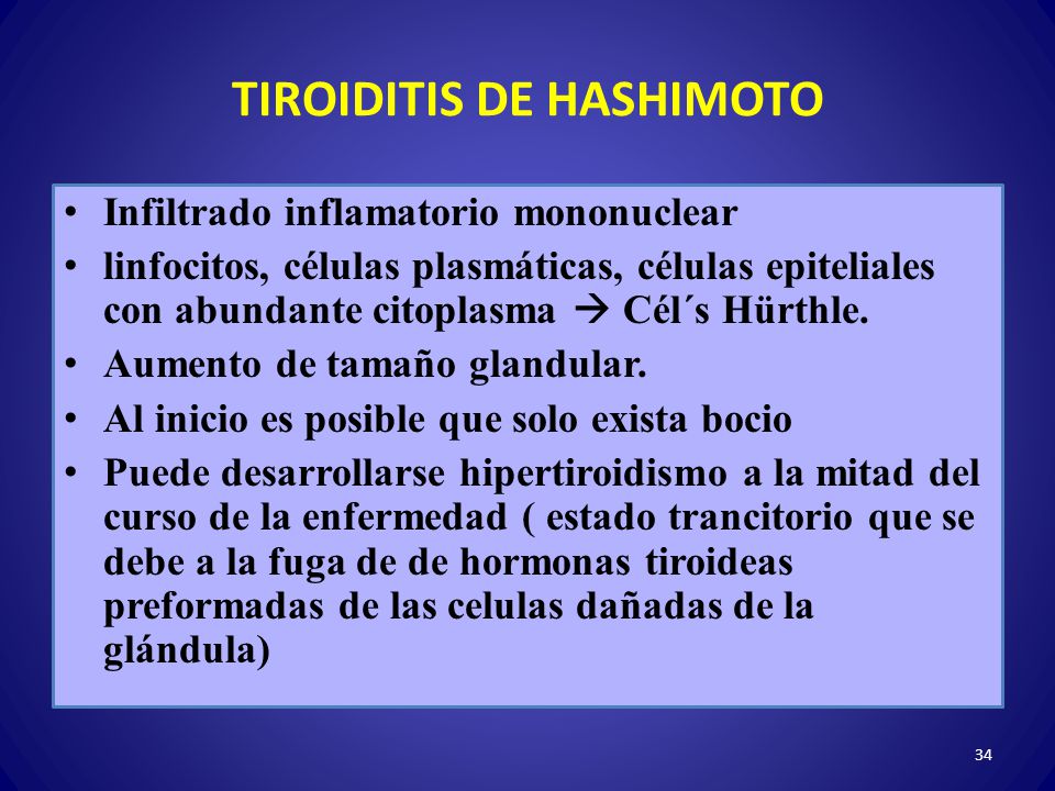 Que es el tiroiditis de hashimoto